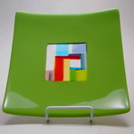 Green 8" Geometric